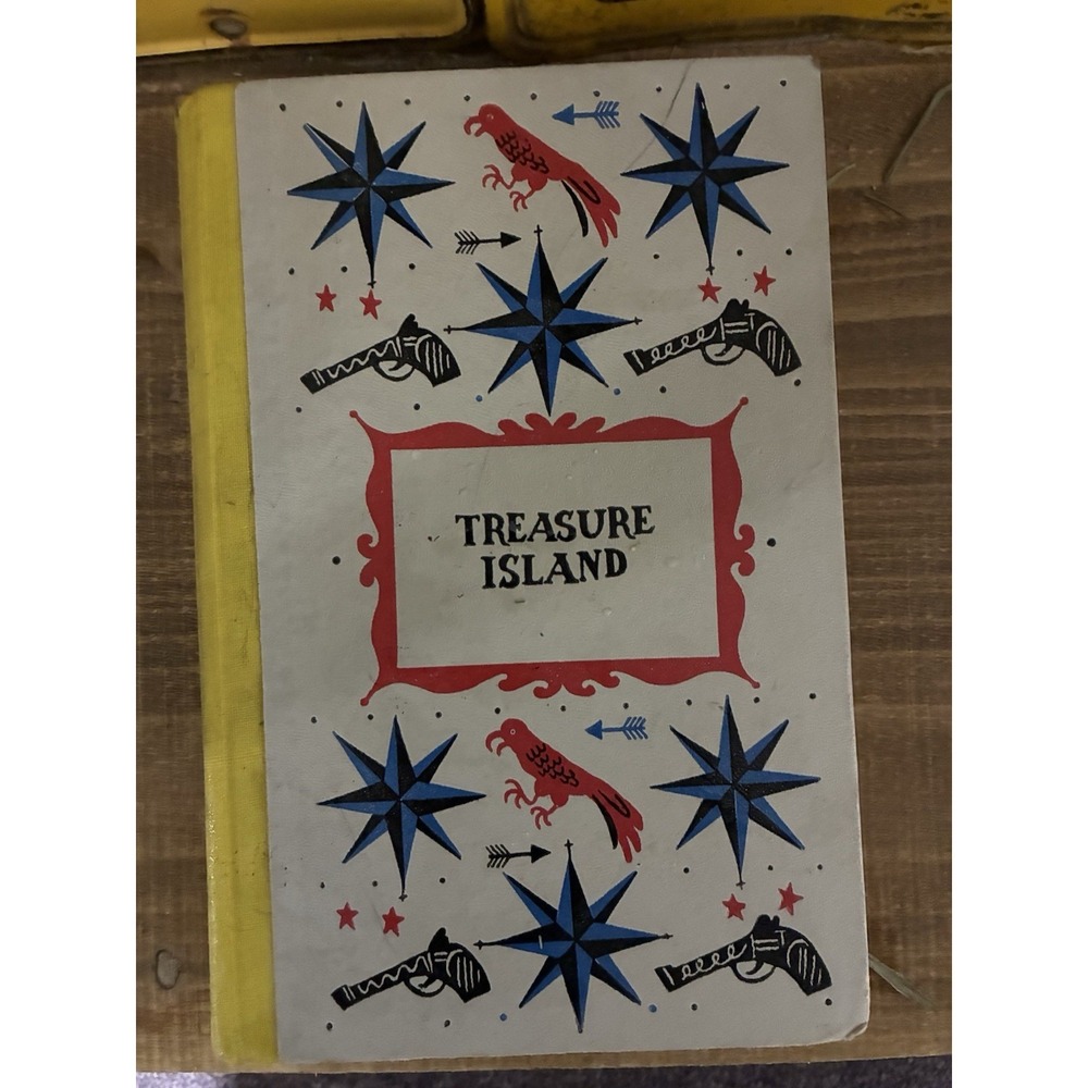 VTG 1956 Treasure Island By Robert‎ Louis Stevenson Junior Deluxe Edition